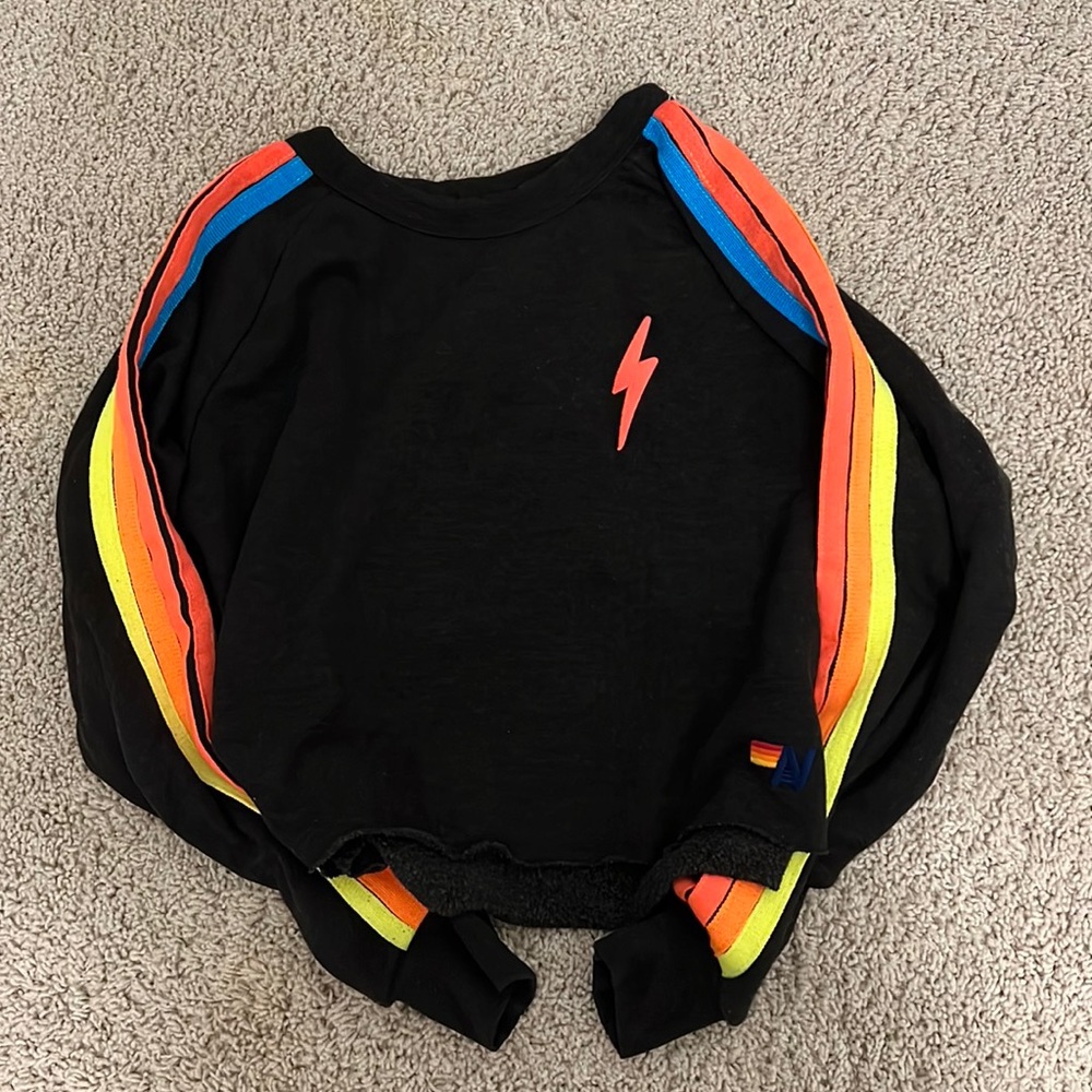 Aviator Nation cropped sweatshirt size M.